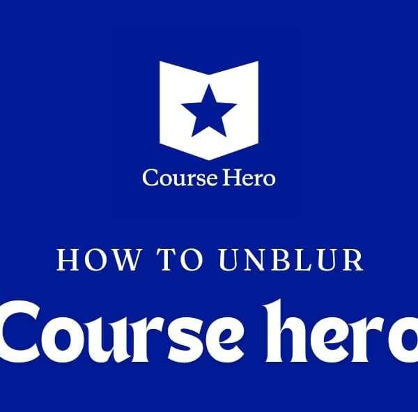 How to unblur Course Hero