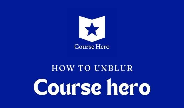 How to unblur Course Hero